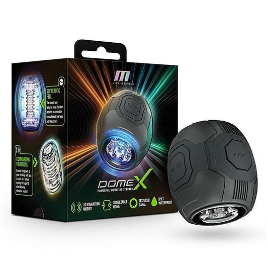 M For Men Dome X USB Rechargeable Vibrating Stroker - Masturbators and Strokers