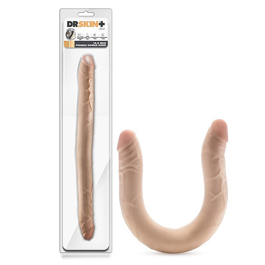 Dr Skin Plus Posable Double Dong by Blush Novelties - Double Ender