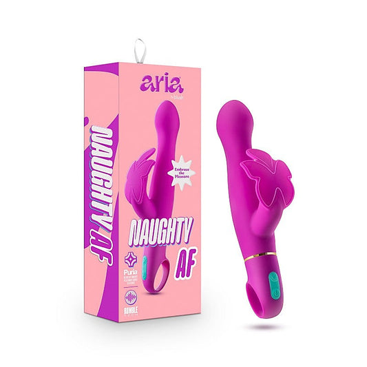Aria Naughty AF Butterfly Vibrator by Blush Novelties - Rabbit Vibrators