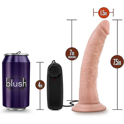 Dr Skin Dr Dave Vibrating Dildo by Blush Novelties - Vibrating Dildos