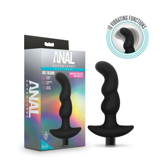 Anal Adventures Platinum Silicone Prostate Massager 03 - Prostate Toys