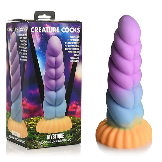Creature Cocks Mystique Fantasy Silicone Unicorn Dildo - Realistic Dildos