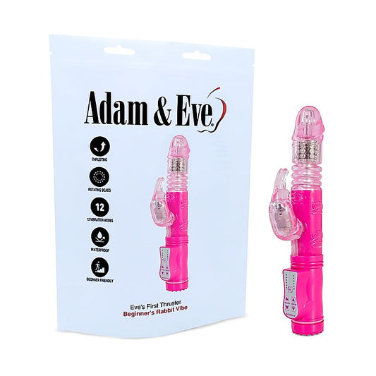 Eve's First Vibrating and Thrusting Rabbit Vibrator - Rabbit Vibrators