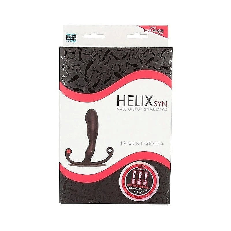 Aneros Helix Syn Trident Male Prostate Wand Massager Black Hands Free Orgasm - Prostate Toys