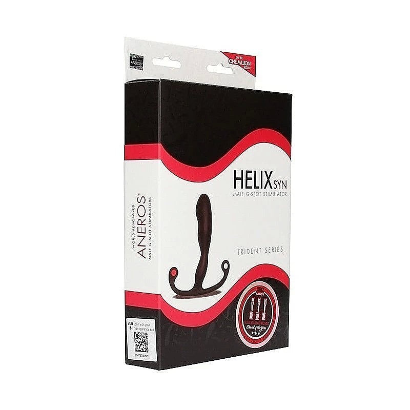 Aneros Helix Syn Trident Male Prostate Wand Massager Black Hands Free Orgasm - Prostate Toys