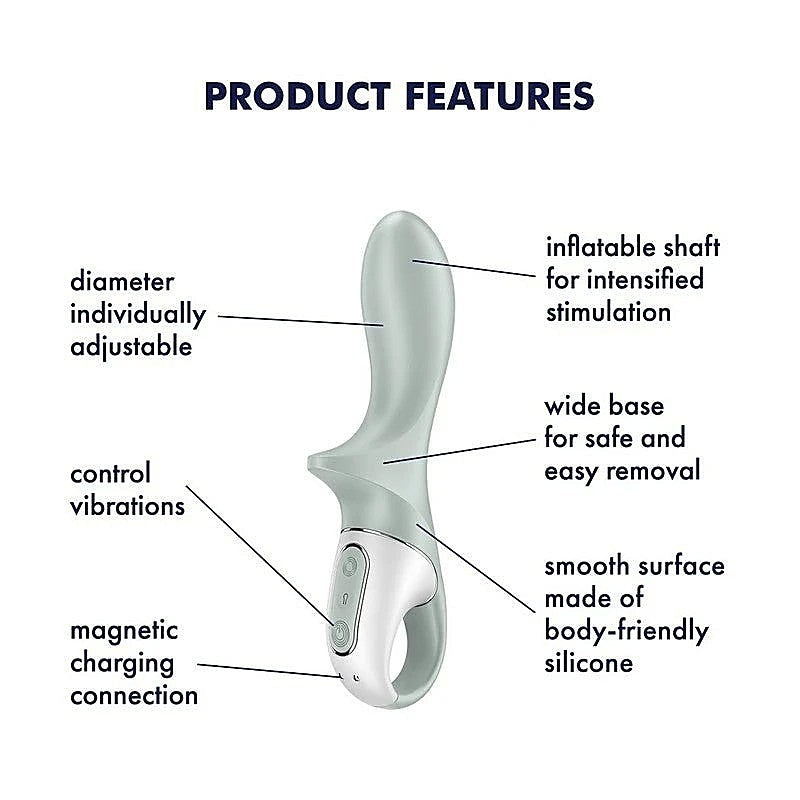 Air Pump Booty 3 Rechargeable Inflatable Anal Vibrator - Anal Vibrators