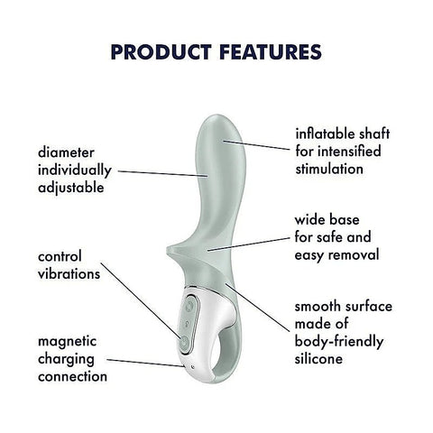 Air Pump Booty 3 Rechargeable Inflatable Anal Vibrator - Anal Vibrators