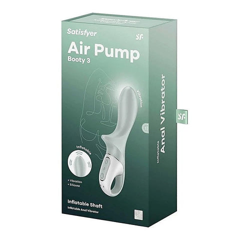 Air Pump Booty 3 Rechargeable Inflatable Anal Vibrator - Anal Vibrators