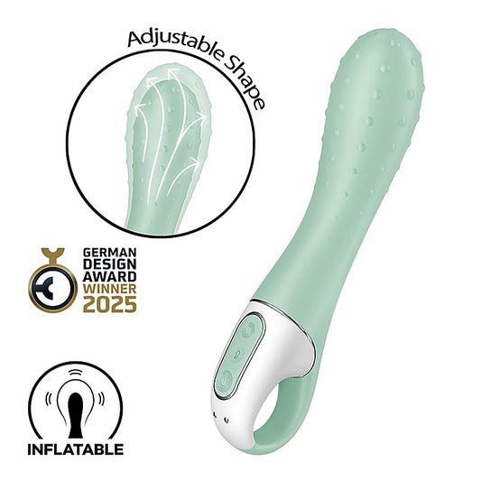 Air Pump 3 Mint Inflatable G-Spot Vibrator by Satisfyer - G-Spot Vibrators