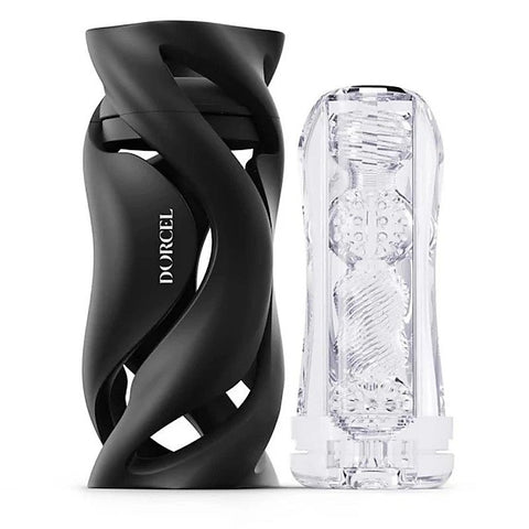 Marc Dorcel Toys DORCEL Deep Blow Manual Mens Masturbator Multi Textured - Masturbators and Strokers