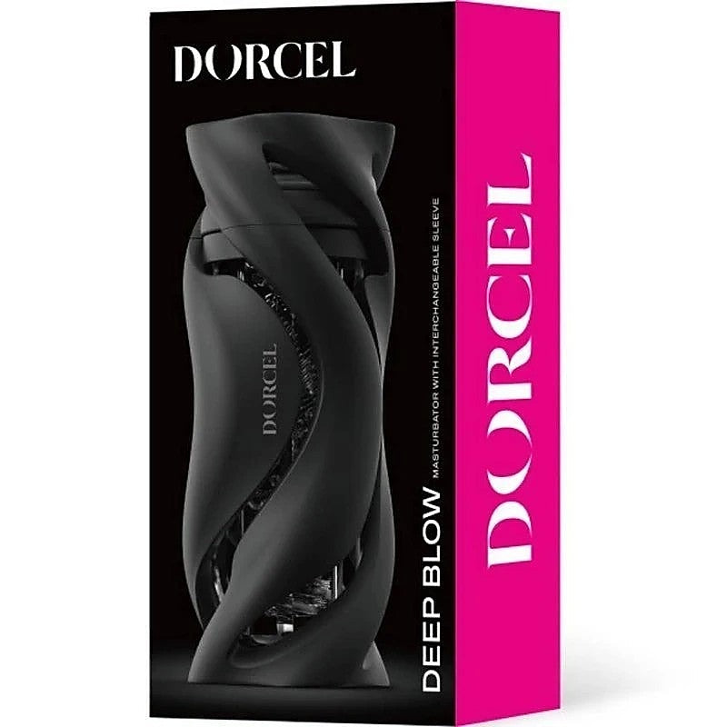 Marc Dorcel Toys DORCEL Deep Blow Manual Mens Masturbator Multi Textured - Masturbators and Strokers