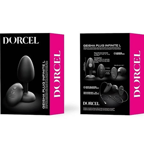 DORCEL Geisha Remote Control Rechargeable Anal Plug Infinite Rotating Ball - Butt Plugs