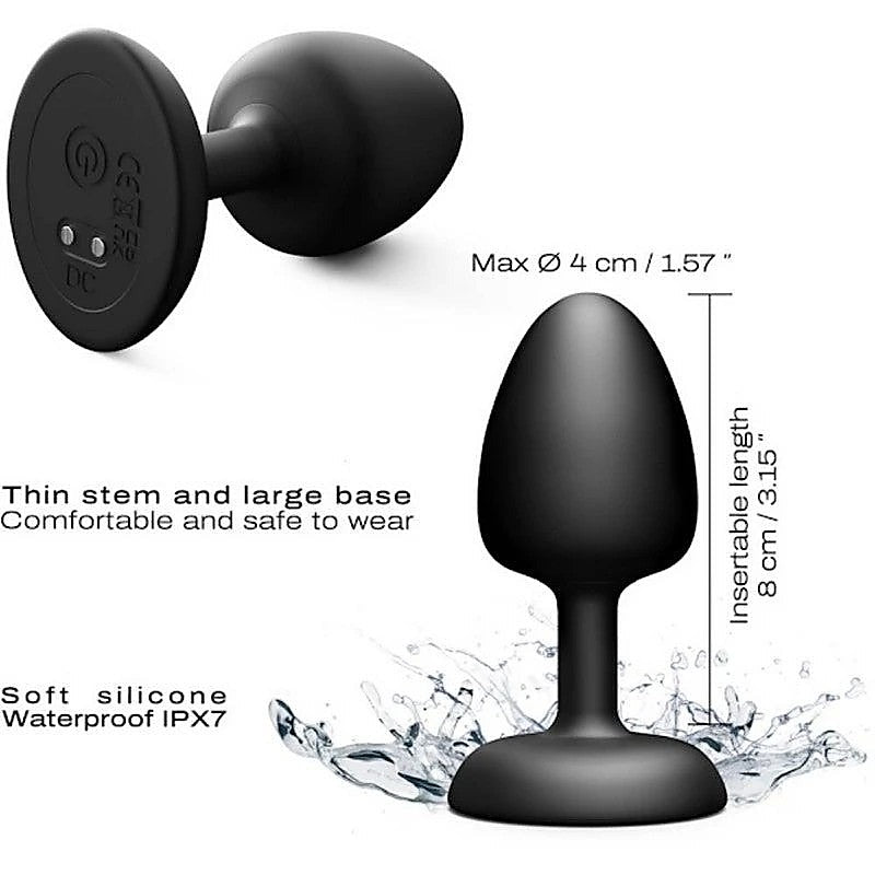 DORCEL Geisha Remote Control Rechargeable Anal Plug Infinite Rotating Ball - Butt Plugs