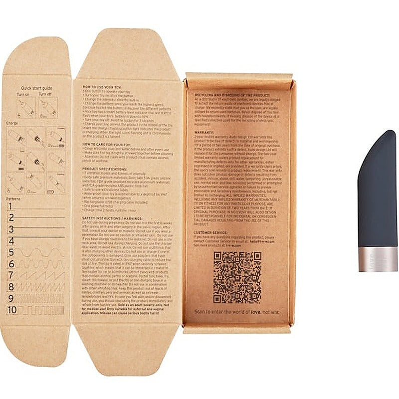 LOVE NOT WAR Amore Clitoral Bullet Vibrator - Bullet Vibrators