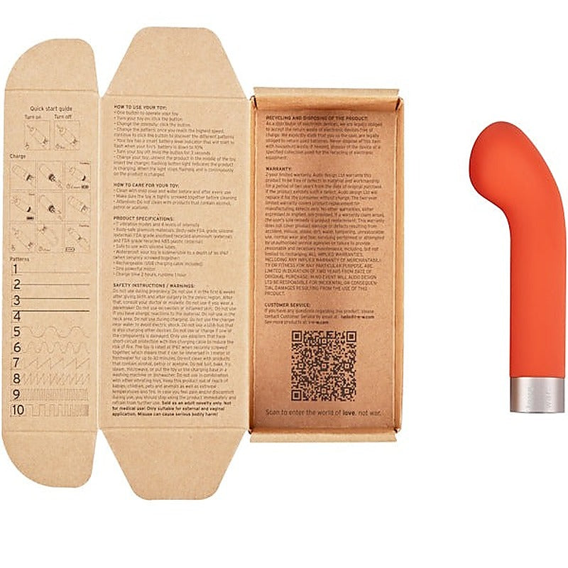 LOVE NOT WAR Liebe Silicone G Spot Vibrator - G-Spot Vibrators
