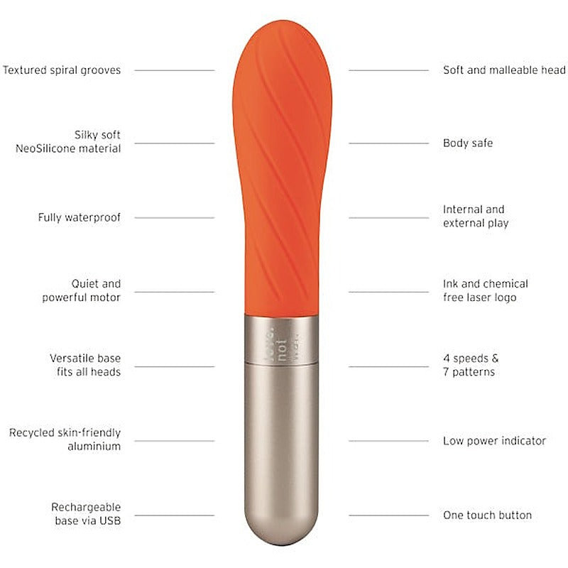 LOVE NOT WAR Gra Vaginal and Clitoral Stimulator Vibrator - Personal Massagers