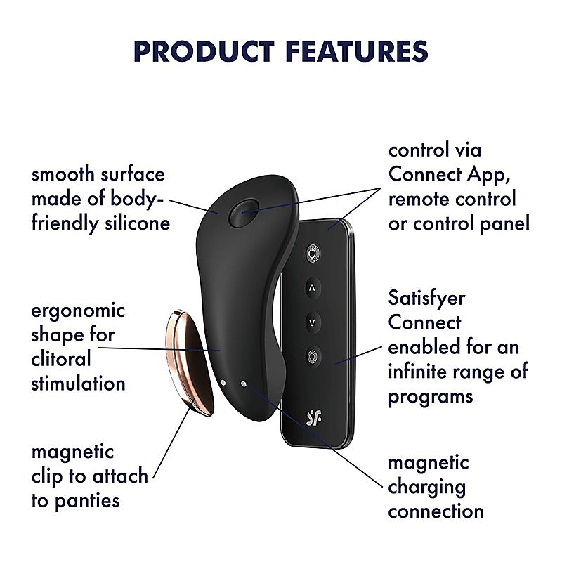 Little Secret App Controlled Panty Vibrator By Satisfyer - Remote Control Vibrators