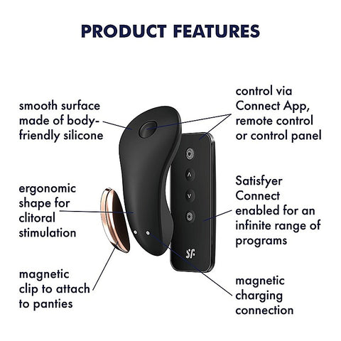 Little Secret App Controlled Panty Vibrator By Satisfyer - Remote Control Vibrators