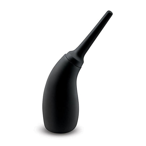 AquaClean Silicone 1 Way Valve Ergo Anal Douche Set - Enemas and Douches