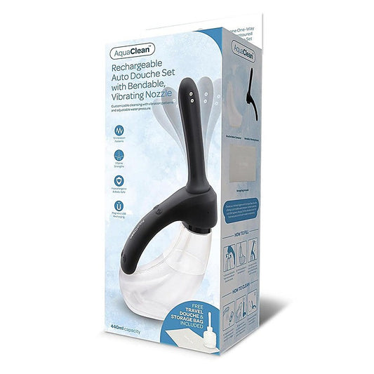 AquaClean Rechargeable Auto Douche Set by Xgen Products - Enemas and Douches