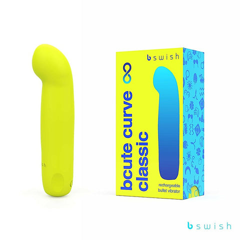 B Swish Bcute Curve Infinite Classic USB Rechargeable G Spot Vibrator - G-Spot Vibrators
