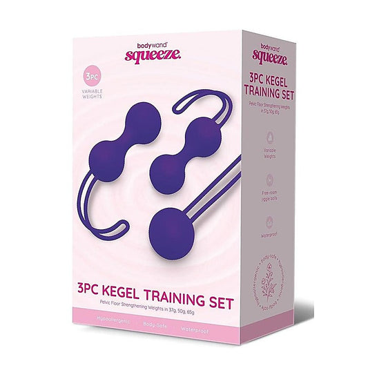 Bodywand Squeeze 3 Piece Kegel Ball Set by Xgen Products - Love Eggs and Kegel Exercisers
