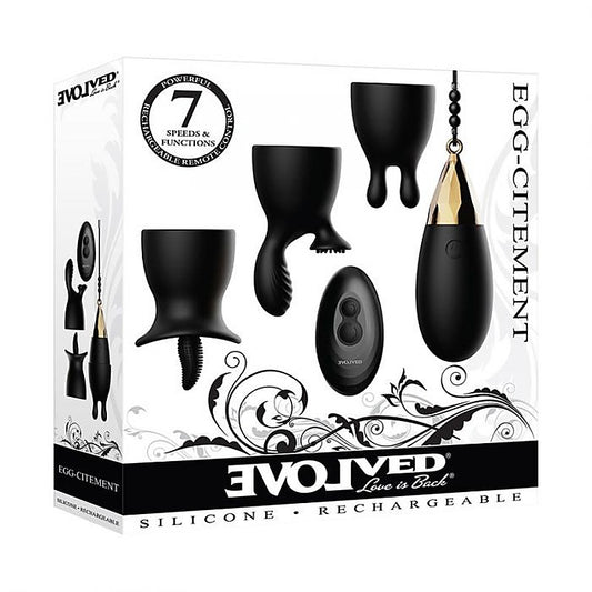 Egg Citment USB Rechargeable Love Egg by Evolved - Love Eggs and Kegel Exercisers