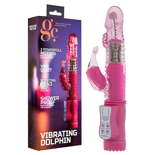Dolphin Pearl Rabbit Style Vibrator by Shots Toys - Rabbit Vibrators