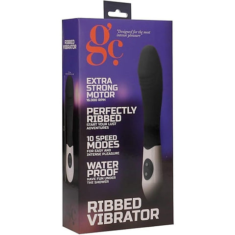 Premium GC Ribbed G-Spot Vibrator by Shots Toys - G-Spot Vibrators