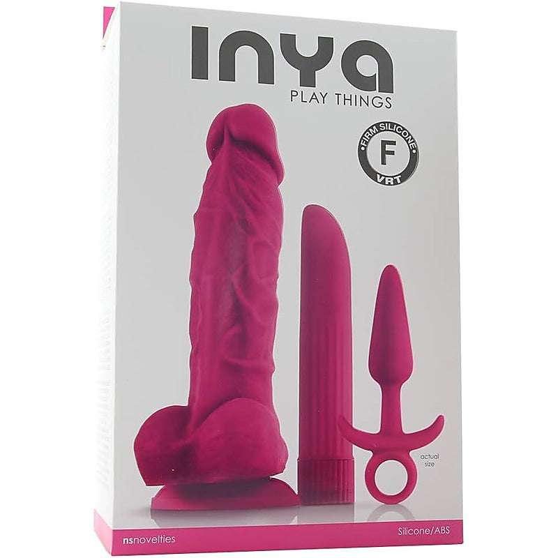 Inya Play Things Three Piece Pleasure Kit by NS Novelties - Sex Kits