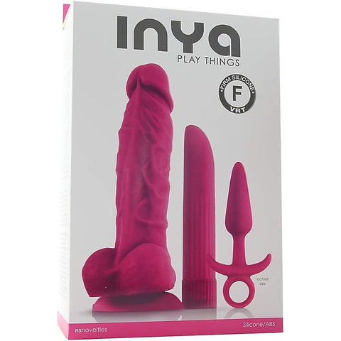 Inya Play Things Three Piece Pleasure Kit by NS Novelties - Sex Kits