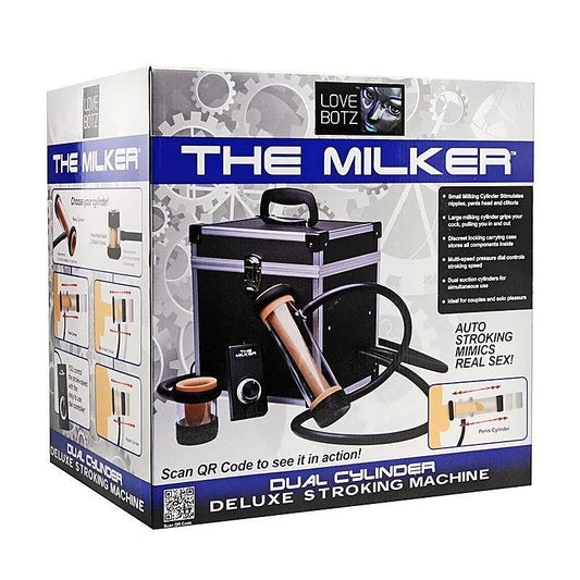 The Milker Dual Cylinder Deluxe by XR Brands - Masturbators and Strokers