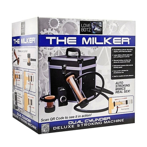 The Milker Dual Cylinder Deluxe by XR Brands - Masturbators and Strokers
