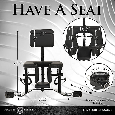 Master Series Pleasure Throne by XR Brands - Sex Furniture