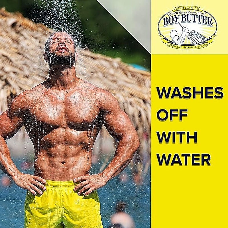 Boy Butter H2O Water Based Cream Lubricant 16 Oz Tub - Water Based Lubes