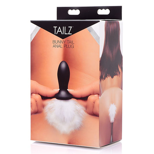 Bunny Tail Anal Plug White by XR Brands - Butt Plugs