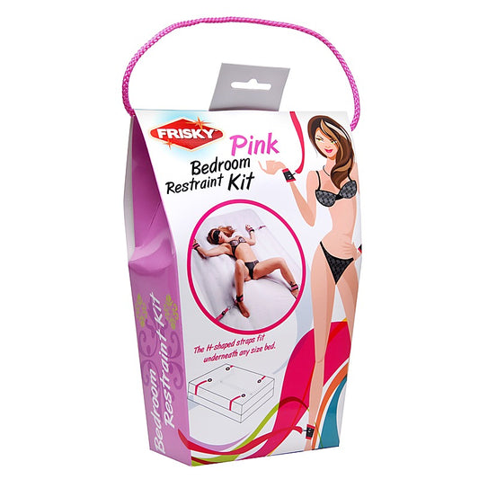 Bedroom Restraint Pink Kit by XR Brands - Cuffs And Restraints