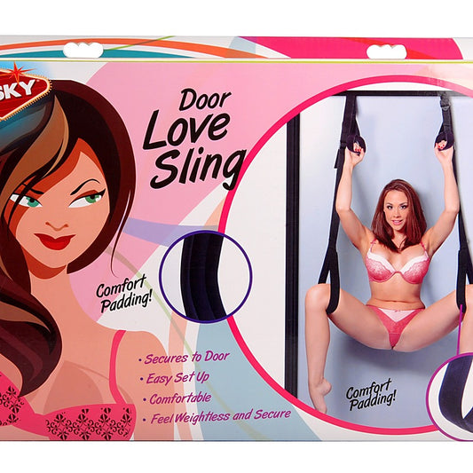 Frisky Compact Door Bondage Love Sling by XR Brands - Sex Swings And Slings