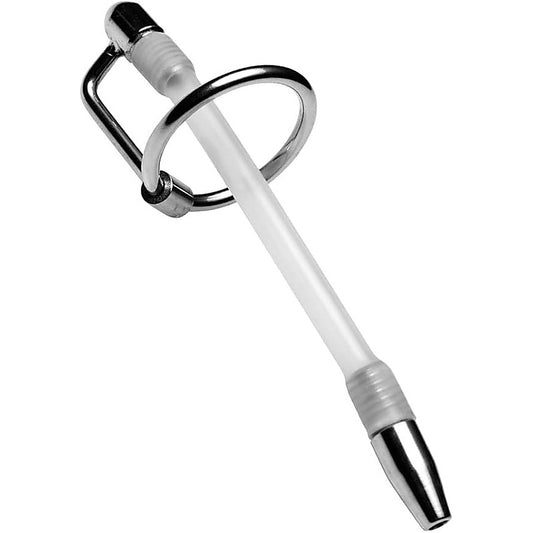 Master Series Inertia Flexible Cum-Thru Penis Plug - Penis Plugs