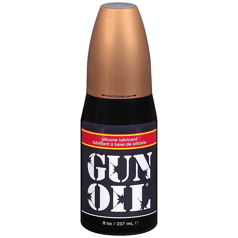Gun Oil Flip Top Bottle Silicone Based Lubricant Premium Formula - Silicone Based Lubes