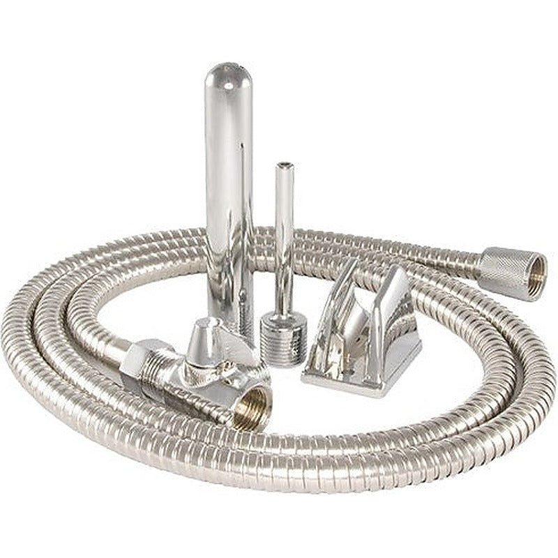 Stainless Steel Deluxe Shower Bidet by SI Novelties - Enemas and Douches