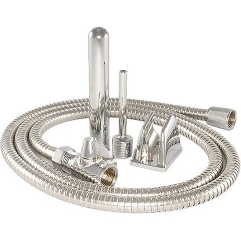 Stainless Steel Deluxe Shower Bidet by SI Novelties - Enemas and Douches