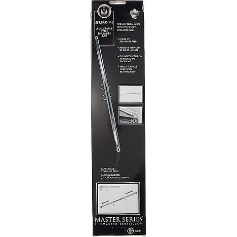 Master Series Adjustable Steel Spreader Bar by XR Brands - Spreaders and Hangers