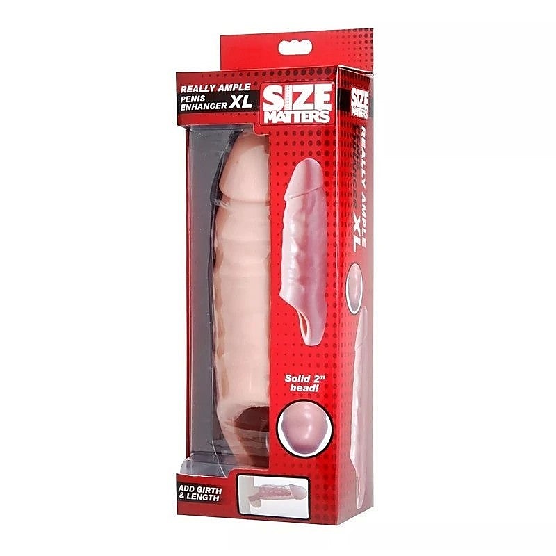 Size Matters Really Ample Penis Enhancer Sheath XL - Pumps, Extenders and Sleeves