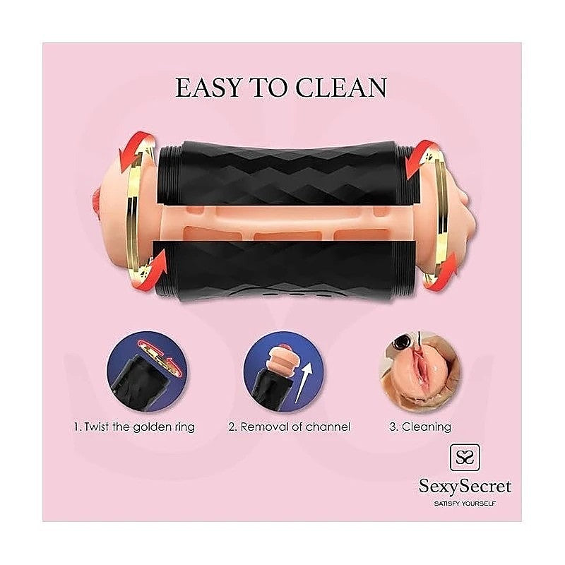 Premium Dual-Entry Masturbator by NANMA Corporation - Masturbators and Strokers