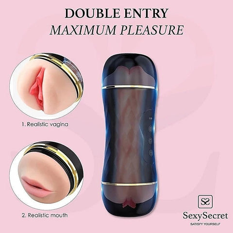 Premium Dual-Entry Masturbator by NANMA Corporation - Masturbators and Strokers