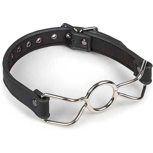 Metal O-Ring Bondage Mouth Gag by Easytoys - Bondage Gags and Bits