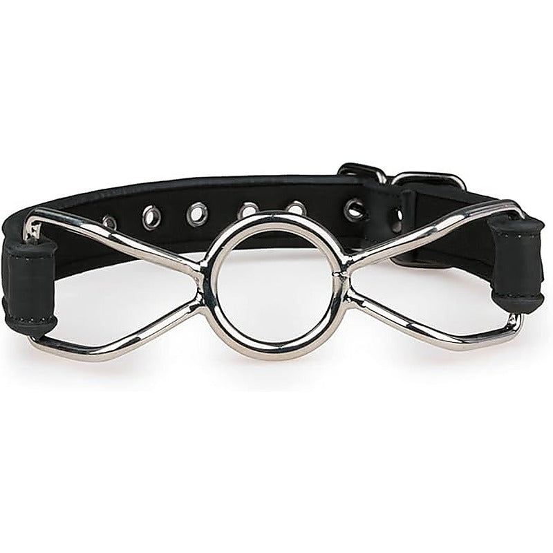 Metal O-Ring Bondage Mouth Gag by Easytoys - Bondage Gags and Bits