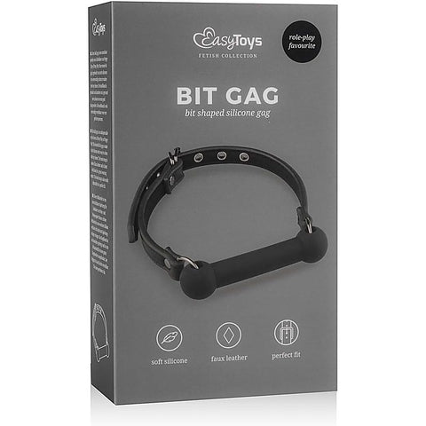 Fetish Collection BDSM Play Silicone Bit Gag by Easytoys - Bondage Gags and Bits