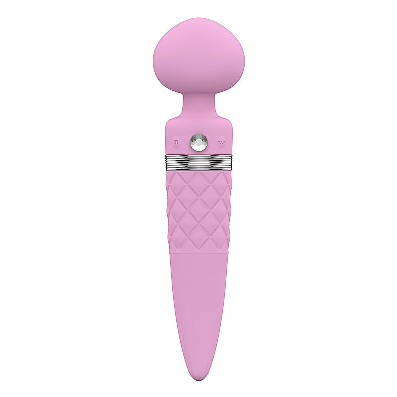 BMS Factory Pillow Talk Sultry Dual Ended Warming Body Wand Massager - Body Wands